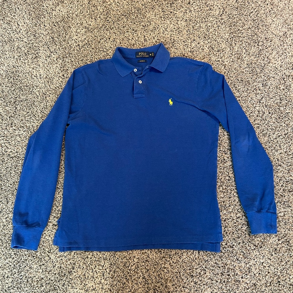 Blue Long Sleeve POLO RALPH LAUREN